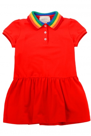 Dress with rainbow collar, zdjęcie 1 Dress with rainbow collar od Gucci Kids